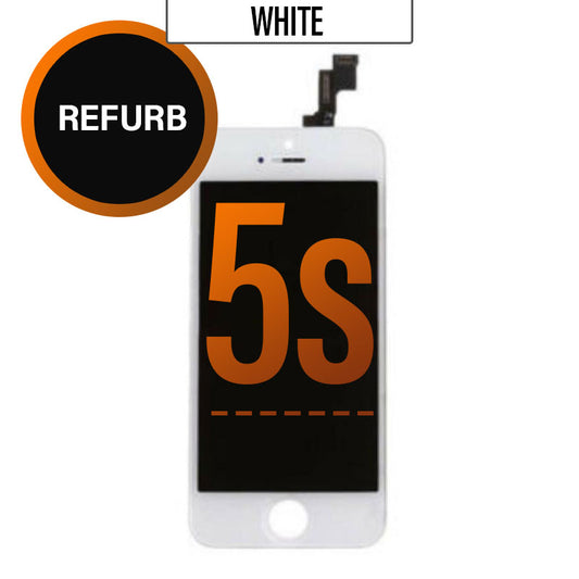 LCD Touch Screen Assembly For iPhone 5S/ SE - White, Refurbished
