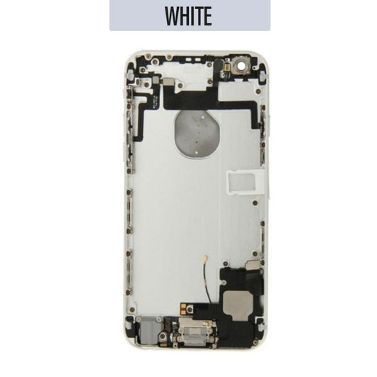 Back Housing with Parts For iPhone 6 - White