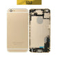 Back Housing with Parts For iPhone 6 Plus - Gold