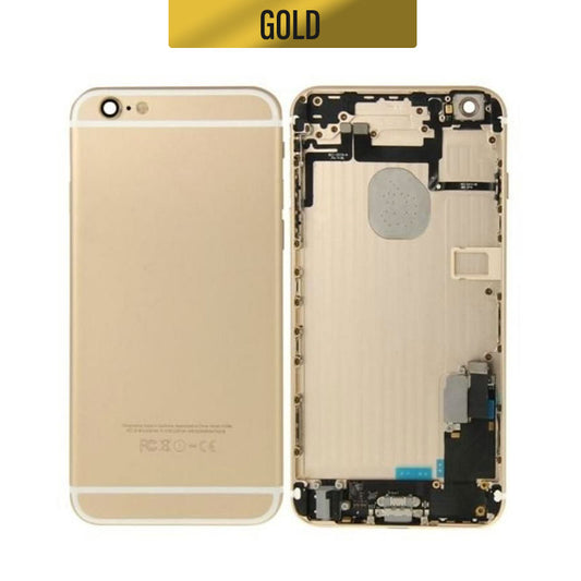 Back Housing with Parts For iPhone 6 Plus - Gold