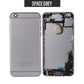 Back Housing with Parts For iPhone 6 Plus - Black
