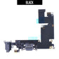 Charging Port Flex Handsfree Port Cable with Mic For iPhone 6 Plus - Black