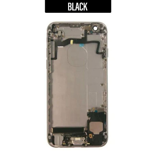 Back Housing with Parts For iPhone 6S - Black