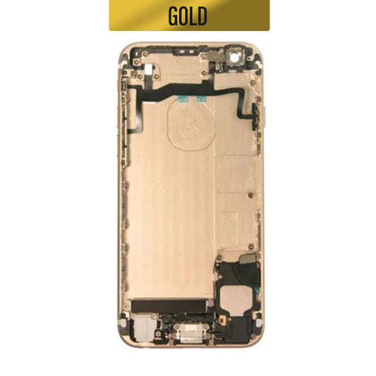 Back Housing with Parts For iPhone 6S - Gold