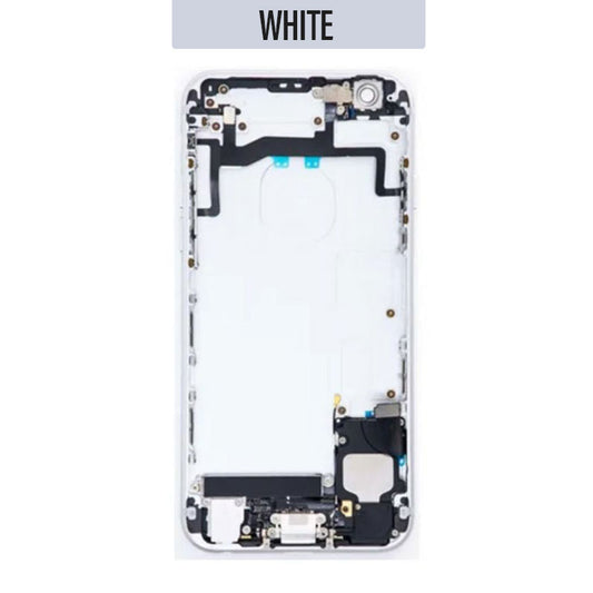 Back Housing with Parts For iPhone 6S - White