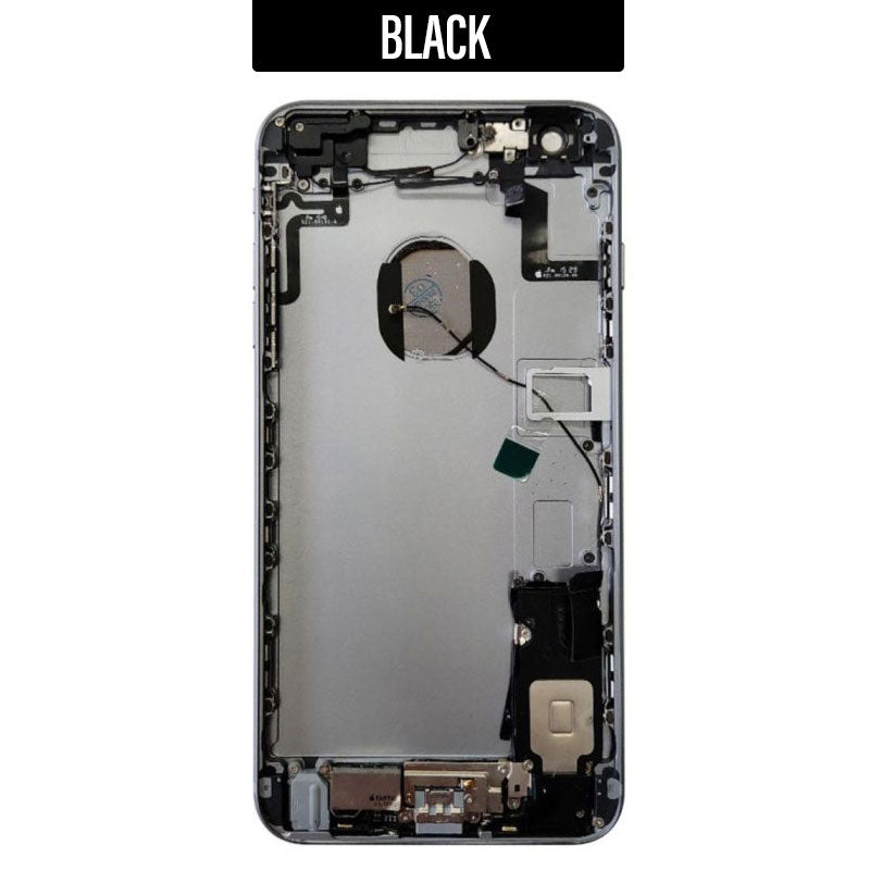 Back Housing with Parts For iPhone 6S Plus - Black