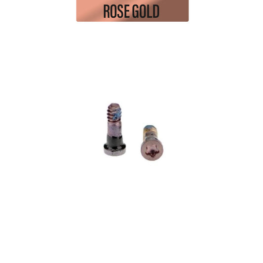 Bottom Screw Set For iPhone 7/7 Plus - Rose Gold