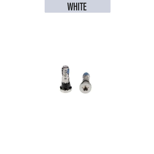 Bottom Screw Set For iPhone 7/7 Plus - White