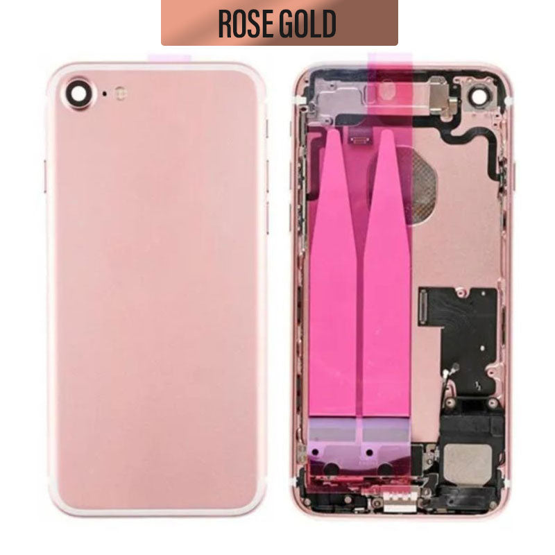 Back Housing with small parts For iPhone 7 - Rose Gold