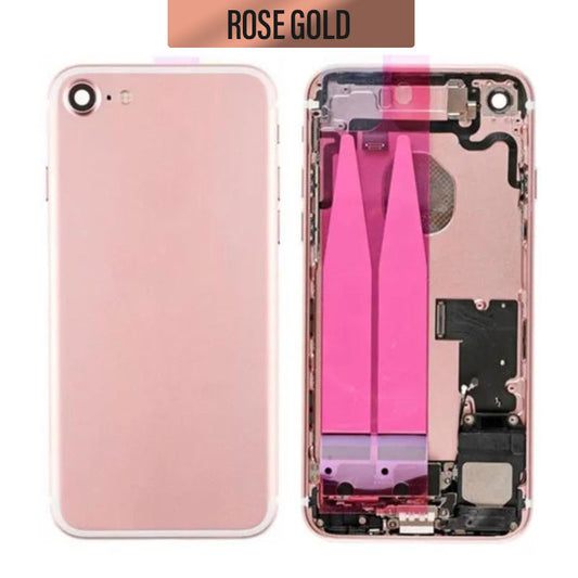 Back Housing with small parts For iPhone 7 - Rose Gold