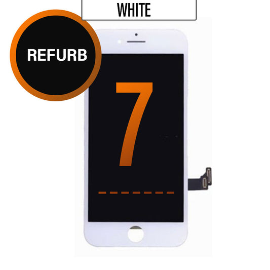 LCD Touch Screen Assembly For iPhone 7 - White, Refurbished