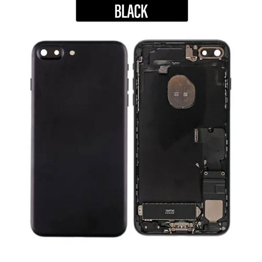 Back Housing with Parts For iPhone 7 Plus - Black