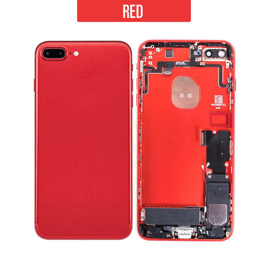 Back Housing with Parts For iPhone 7 Plus - Red