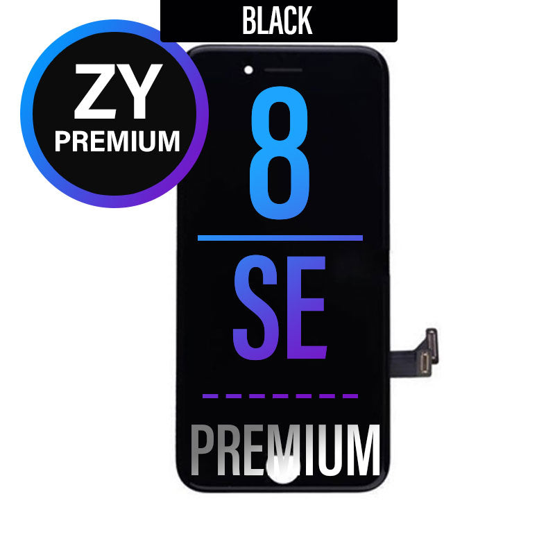 iPhone 8/ SE 2020/ SE 2022 LCD Touch Screen Assembly (ZY Premium) - Black