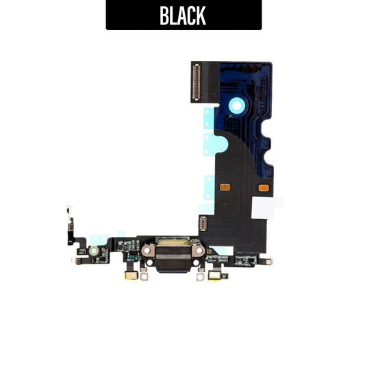 Charging Port Flex Cable For iPhone 8 - Black