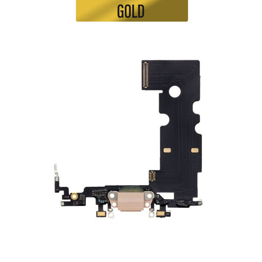 Charging Port Flex Cable For iPhone 8 - Gold