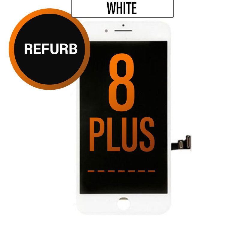 LCD Touch Screen Assembly For iPhone 8 Plus - White, Refurbished