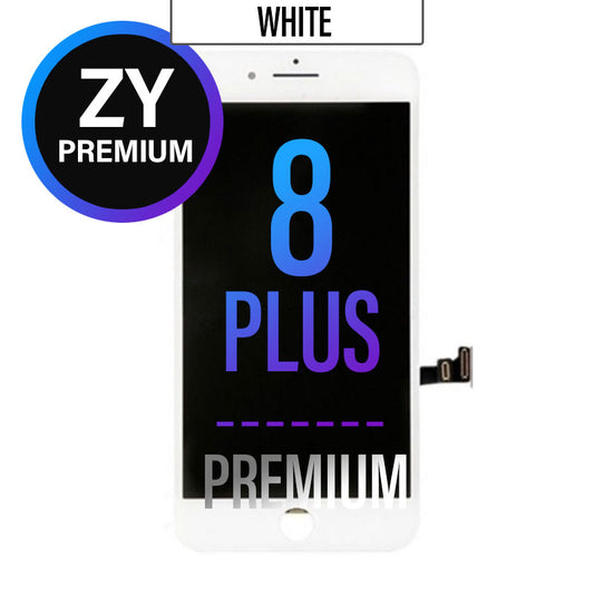 LCD Touch Screen Assembly (ZY Premium) For iPhone 8 Plus - White