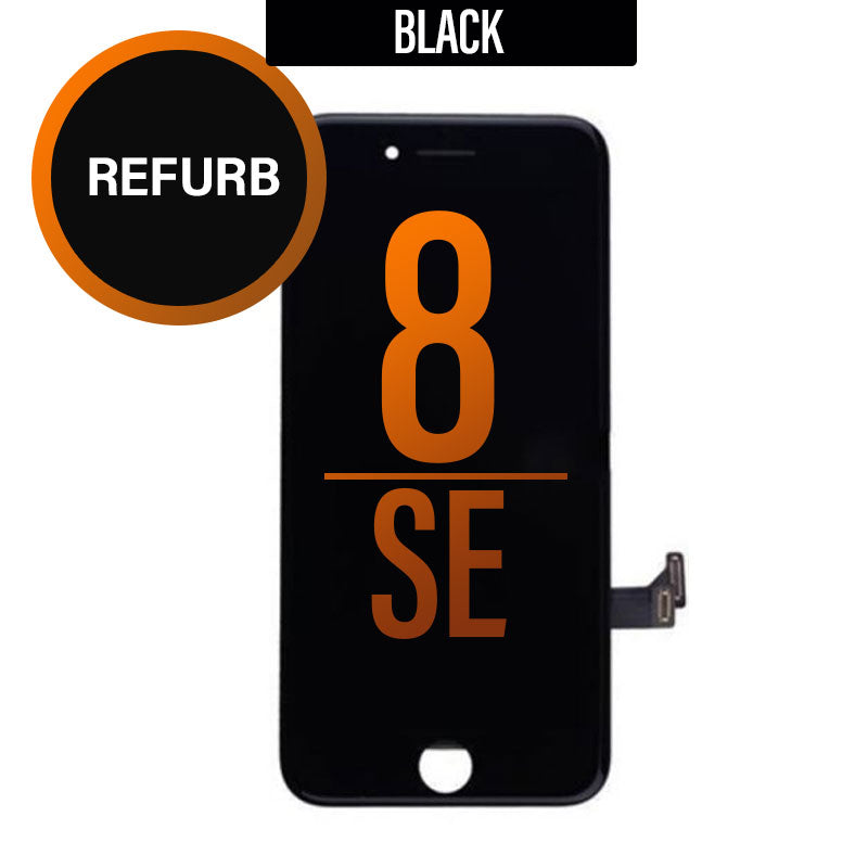 LCD Screen Touch Assembly For iPhone 8/ SE 2020/ SE 2022 - Black, Refurbished