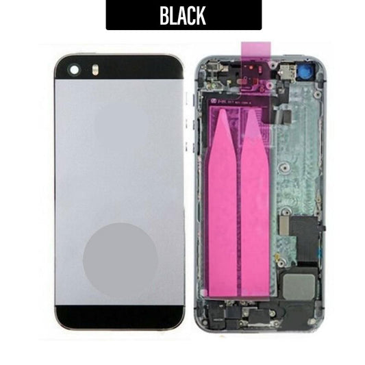 Back Housing with Parts For iPhone SE - Black