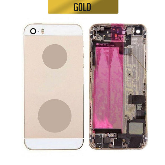 Back Housing with Parts For iPhone SE - Gold