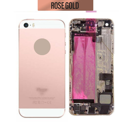 Back Housing with Parts For iPhone SE - Rose Gold