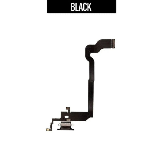 Charging Port Flex Cable For iPhone X - Black
