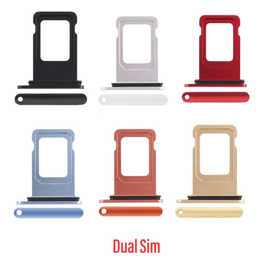 Sim Card Tray (Dual Sim) For iPhone XR