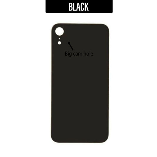 Back Glass Cover (Big Camera Hole) For iPhone XR - Black