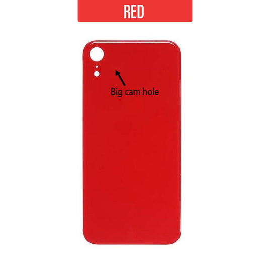 Back Glass Cover (Big Camera Hole) For iPhone XR - Red