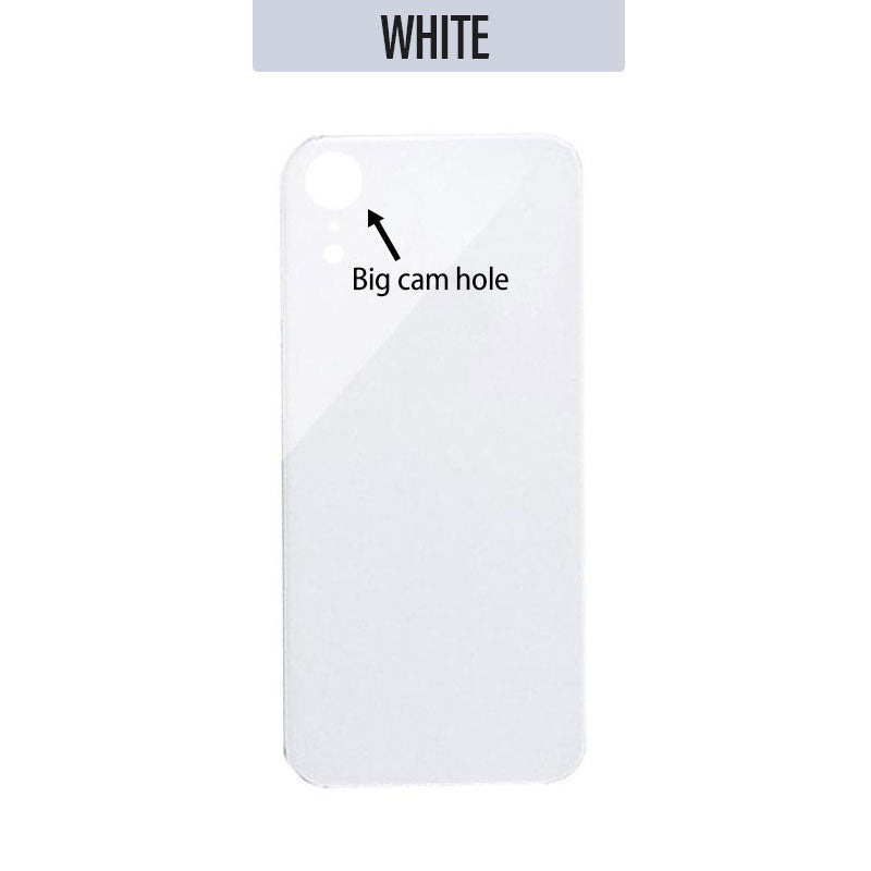Back Glass Cover (Big Camera Hole) For iPhone XR - White