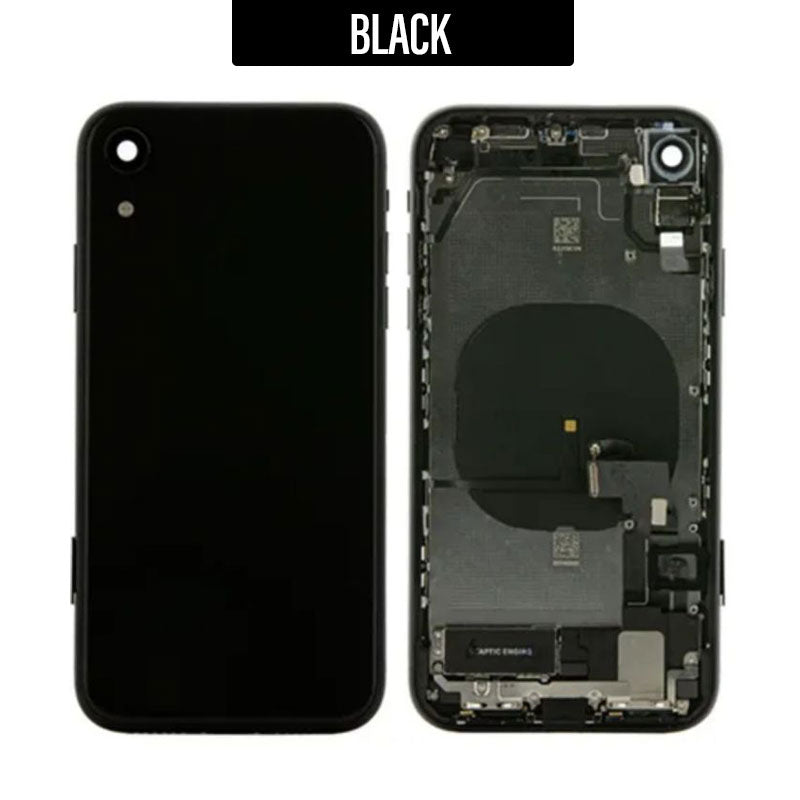 Back Housing With Small Parts For iPhone XR - Black