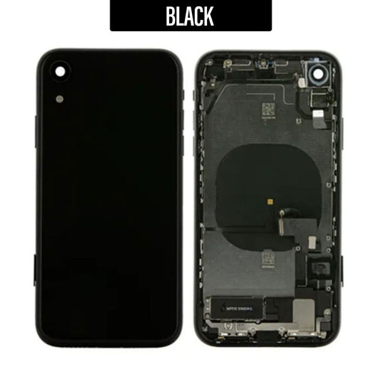 Back Housing With Small Parts For iPhone XR - Black
