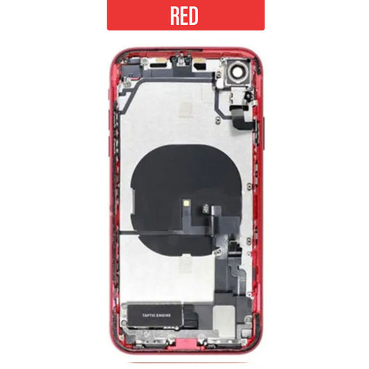 Back Housing With Small Parts For iPhone XR - Red