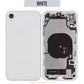 Back Housing With Small Parts For iPhone XR - White