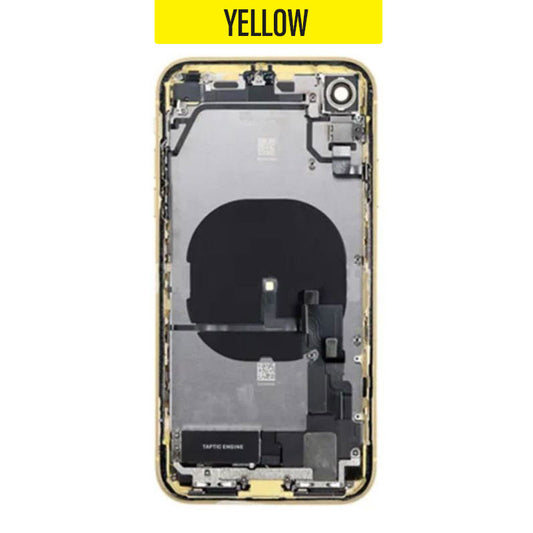 Back Housing With Small Parts For iPhone XR - Yellow