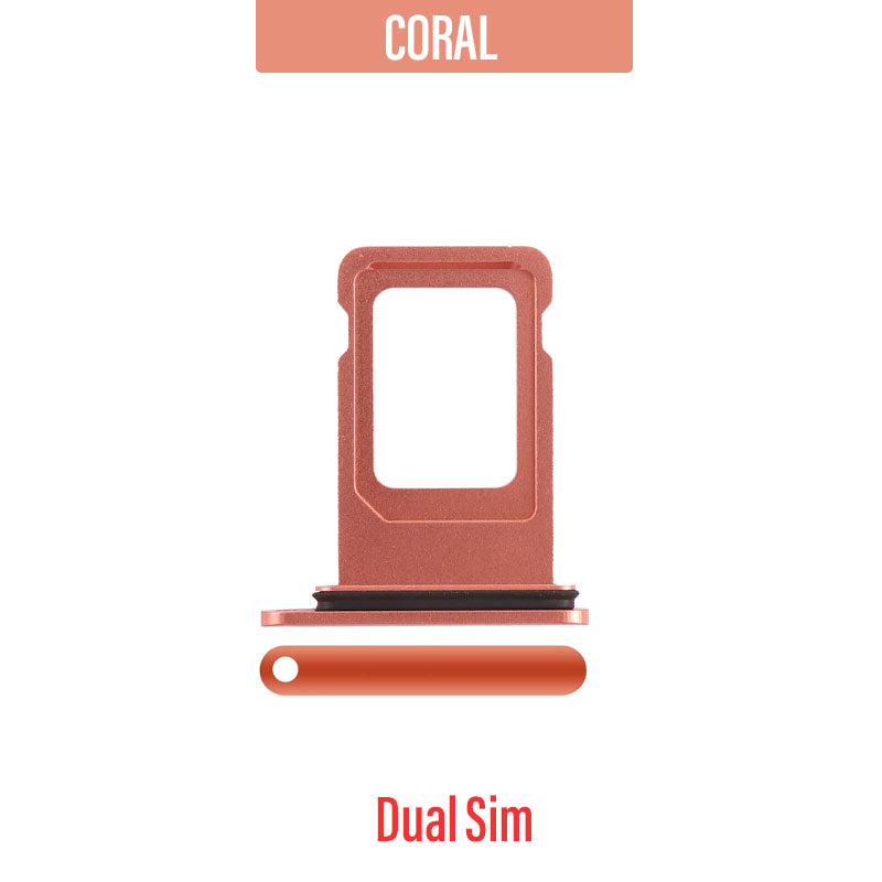 Sim Card Tray (Dual Sim) For iPhone XR