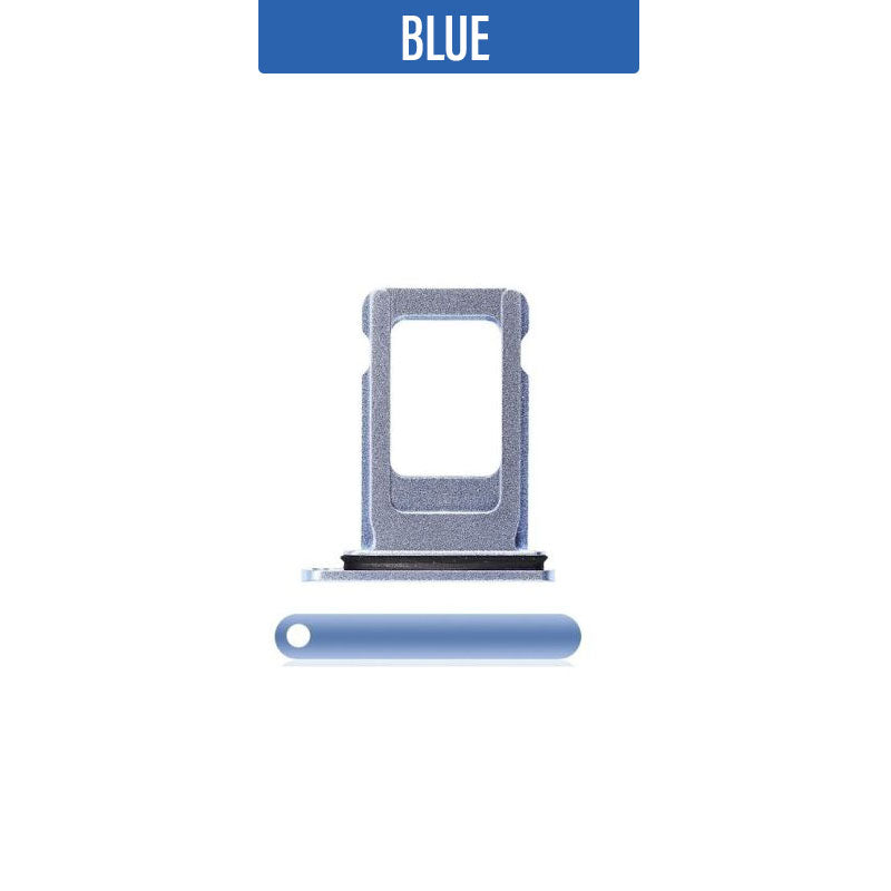 Sim Card Tray For iPhone XR - Blue