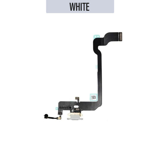 Charging Port Flex Cable For iPhone XS - White
