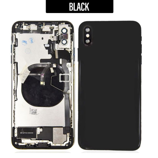Back Housing With Small Parts For iPhone XS Max - Black