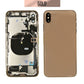 Back Housing With Small Parts For iPhone XS Max - Gold