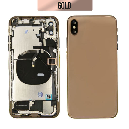 Back Housing With Small Parts For iPhone XS Max - Gold