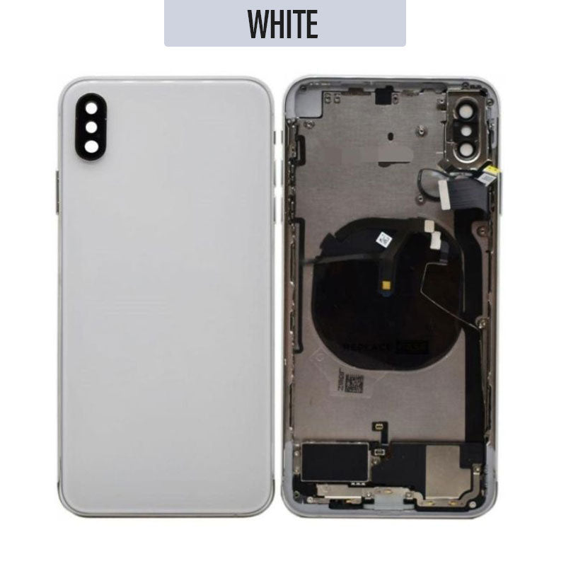 Back Housing With Small Parts For iPhone XS Max - White