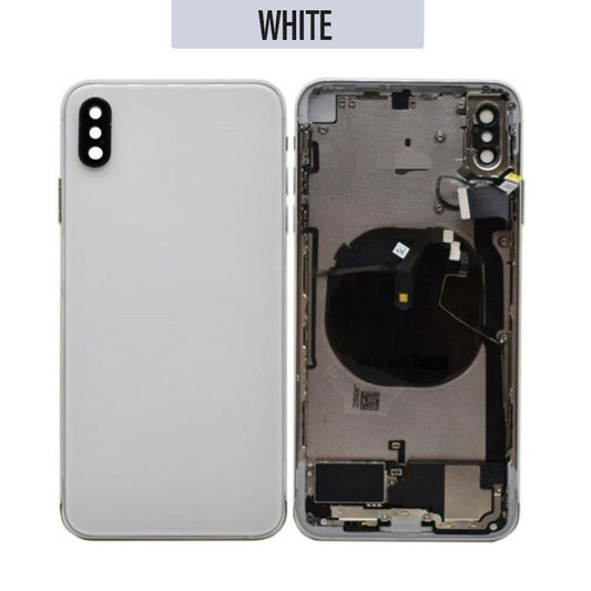 Back Housing With Small Parts For iPhone XS Max - White
