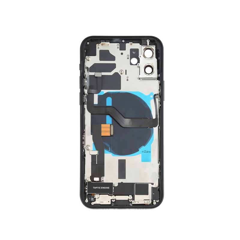Back Housing Assembly With Parts For iPhone 12 - Black