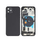 Back Housing Assembly With Parts For iPhone 12 - Black