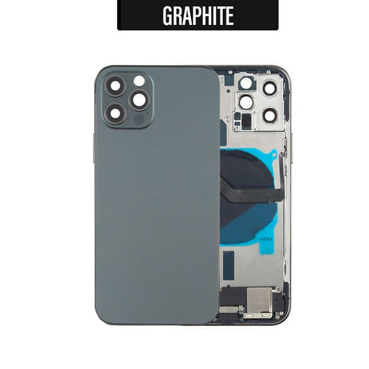 iPhone 12 Pro Back Housing Assembly with Parts - Graphite