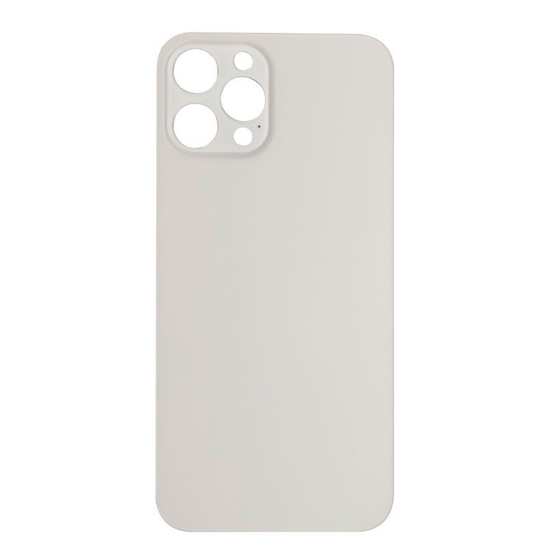 iPhone 12 Pro Max Back Glass Cover (Big Camera Hole) - Silver