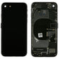 Back Housing with Small Parts For iPhone 8 - Black