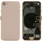 Back Housing with Small Parts For iPhone 8 - Gold